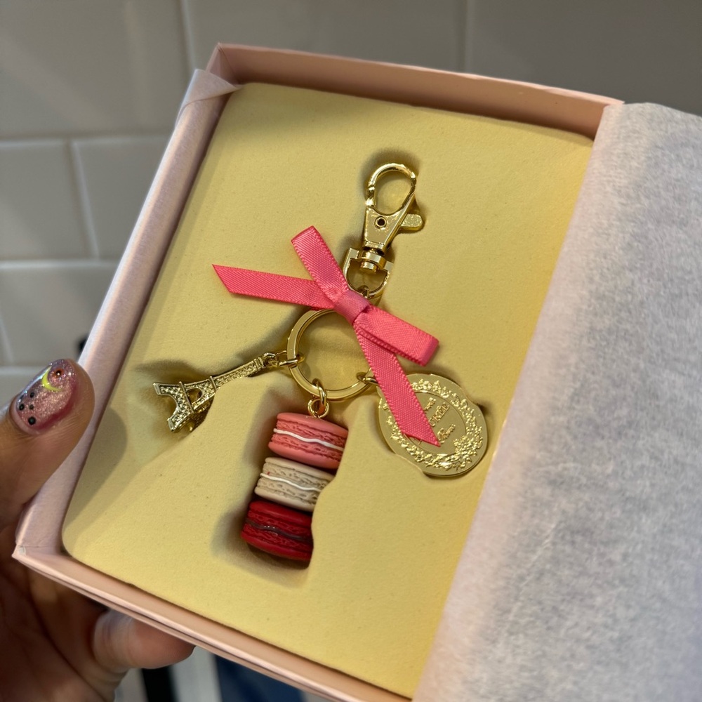 Laduree Les Secrets Pink Keychain/Bag charm